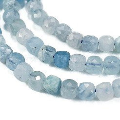 Natürliche Aquamarin Perlen Stränge&nbsp;G-L587-C02-01