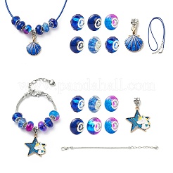 Kit de fabrication de collier de bracelet européen bricolage pour enfant&nbsp;DIY-G085-01A