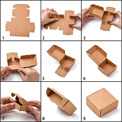 Подарочная коробка для крафт-бумаги CON-K003-02A-01