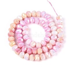 Антикоррозийные гальванические стеклянные бусины&nbsp;GLAA-T025-8mm-19B