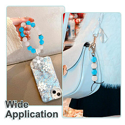Kits de fabrication de bijoux en strass ronds et plats en silicone&nbsp;DIY-TA0011-85