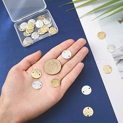 40 шт. 4 стильных латунных соединителя KK-FH0004-49