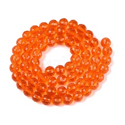 Chapelets de perles en verre transparente  &nbsp;GLAA-Q107-02A-04
