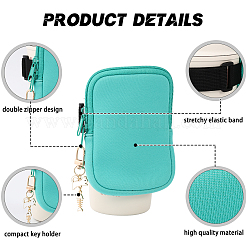 3 шт. двухцветный полиэстеровый чехол для бутылки с водой AJEW-CA0003-96