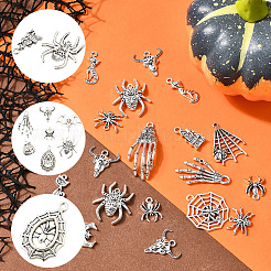 Хэллоуин тематические тибетский стиль сплава подвески FIND-SP0004-39