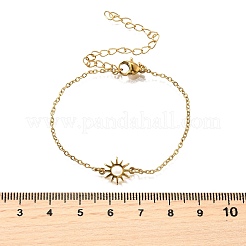 Браслеты Sun Link из нержавеющей стали 304&nbsp;BJEW-D308-01G