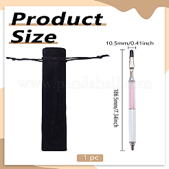 1 шт. зажимы для заметок из кожи аллигатора из стали&nbsp;AJEW-LP0003-26