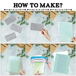 Ромб прямоугольник шестиугольник углеродистая сталь режущие штампы трафареты DIY-WH0490-003