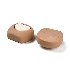 Adorables cabochons en résine opaque&nbsp;RESI-E052-03F