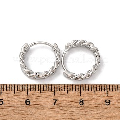 Серьги-кольца из нержавеющей стали 304&nbsp;EJEW-B142-01P