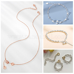 12 шт. 6 стильных экологичных латунных пружинных застежек KK-BC0009-41