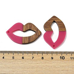 Подвески из смолы и ореха WOOD-I013-04B