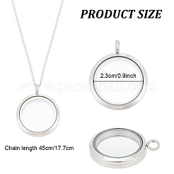 Набор для самостоятельного изготовления ожерелья с плавающими подвесками DIY-DR0001-21