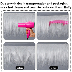 1 шт. искусственная шерстяная ткань для Рождества&nbsp;AJEW-GF0011-13A