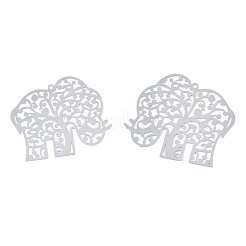 Не тускнеющие филигранные подвески из нержавеющей стали 201&nbsp;STAS-S118-040