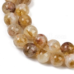 Природный цитрин бисер нитей G-U026-A04-10mm