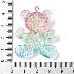 Прозрачные смоляные подвески RESI-H036-01A