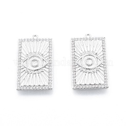 Латунные микро проложить кубического циркония сеттинги кулон горный хрусталь KK-C006-29P