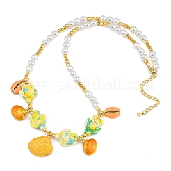 Pendentif en forme de coquillage&nbsp;KK-CBA4547-04A-G
