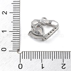 Латунные микро проложить кубического циркония подвески&nbsp;KK-D283-27P