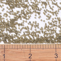 MIYUKIデリカビーズ  シリンダー  日本製シードビーズ  11/0  （db0384)マット透明スモーキークォーツ光沢  1.3x1.6mm  穴：0.8mm  約2000個/10g&nbsp;X-SEED-J020-DB0384