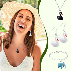 18 шт. 6 стиля 3D ПВХ подвески&nbsp;KY-GA0001-39