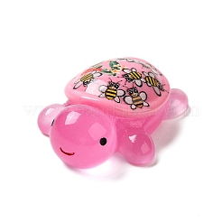 Светящиеся симпатичные прозрачные печатные смоляные декоден кабошоны RESI-B026-01B-04