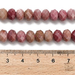 Природные родонит бисер нитей G-Z111-A15-01