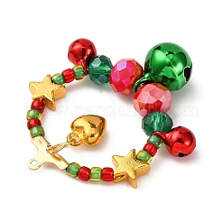 Подвески из стеклянного бисера для рождественских венков&nbsp;PALLOY-MZ00782-02