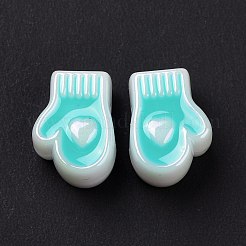 УФ-покрытие Радужные переливающиеся акриловые европейские бусины SACR-E009-44