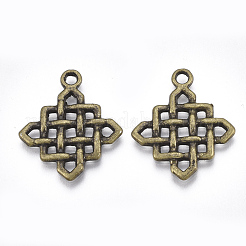 Сплавочные подвески тибетского стиля TIBE-Q092-05AB-RS