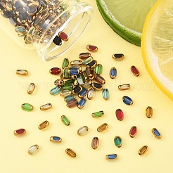 30 шт. Гальванические стеклянные бусины EGLA-YW0005-16A