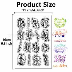 Пластиковые штампы&nbsp;DIY-WH20018-0134