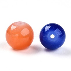 Выпечка расписные стеклянные бусины имитация нефрита&nbsp;DGLA-Q021-12mm-M