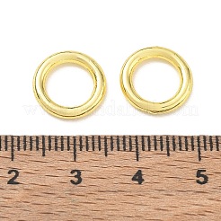 合金は、丸カンを閉じ  丸い輪  長持ちメッキ  ラックめっき  ゴールドカラー  12x2mm  内径：8mm&nbsp;AL-CBABAE6-05A-G