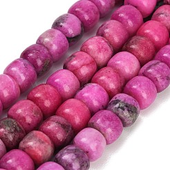 Gefärbt natürlichen weißen Jade Perlen Stränge&nbsp;GG-CBAA20A-01B-03