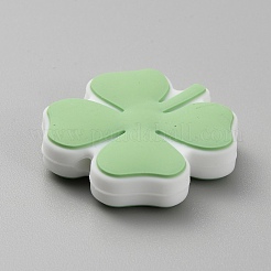 Клевер пищевые экологически чистые силиконовые бусины&nbsp;SIL-WH0014-29B