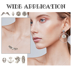 100шт 10 стиля бусины из сплава в тибетском стиле&nbsp;FIND-AR0004-16