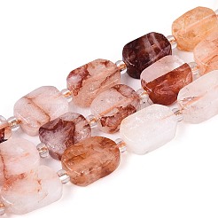 Натуральный гематоидный кварц / нитки из железистого кварца&nbsp;G-C098-A28-01