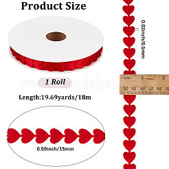 18 m Herz-Polyester-Spitzenband&nbsp;OCOR-CY0004-11B