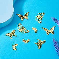 12 шт. 6 стиля 201 и 304 нержавеющая сталь и соединительные подвески из нержавеющей стали&nbsp;STAS-TA0001-86