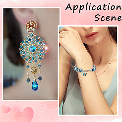 890 шт. прозрачные стеклянные бусины&nbsp;GLAA-SP0001-38