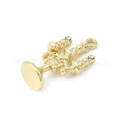 Подвески из сплава и страза&nbsp;FIND-B060-04G