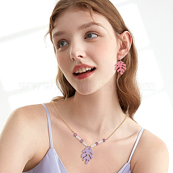 80 шт. подвески из тополя в двухцветной осенней тематике&nbsp;WOOD-PH0002-32