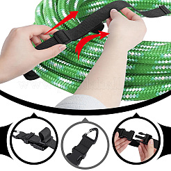 Organizador de soporte para cable de extensión ajustable de nailon con clips triangulares&nbsp;DIY-WH0698-056