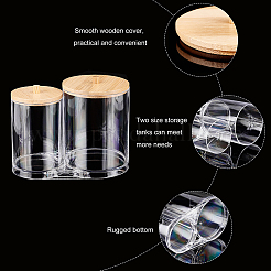 2шт пластик с деревянными контейнерами CON-NB0001-76