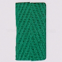 Rubans en coton sergé, rubans à chevrons, pour la couture d'artisanat, verte, 1 pouce (25 mm)
