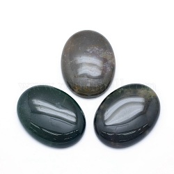 Natur Indien Achat Cabochons, Oval, 40x30x7.5~8 mm