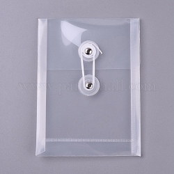 A6 прозрачный пластиковый пакет, сумка для папок, канцелярские, прозрачные, 15.7x11.5x0.25 см