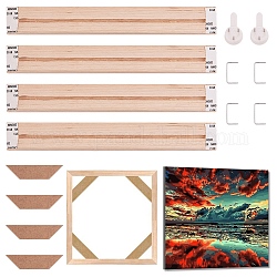 Рамка из сосновой древесины, для декоративно-прикладного искусства проекты поделки живописи, деревесиные, 200x200 мм